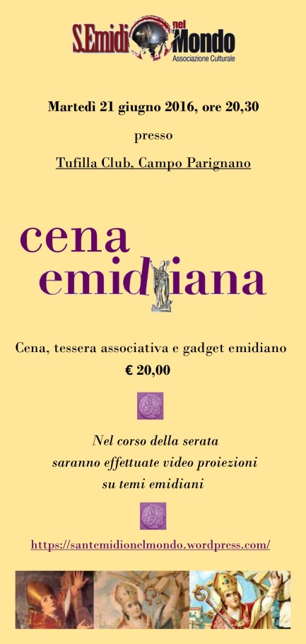 Cena Emidiana - Invito
